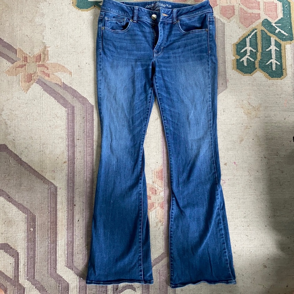 Amwrican Eagle Outfitters jeans Super Stretch Kick Boot 12 Long